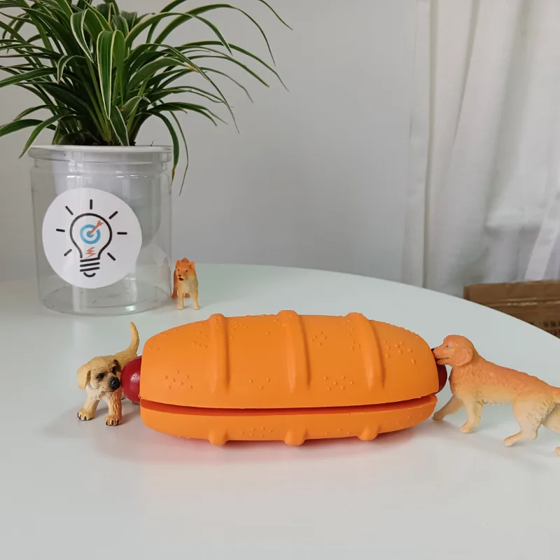 強力なゴム製の噛むおもちゃ